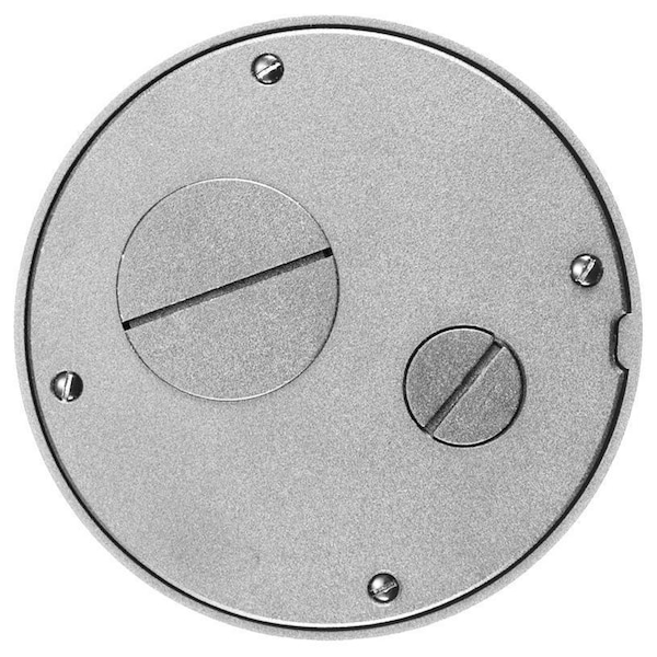 Box Cover, Floor Box Type, Aluminum, Furniture Feed Cover Type